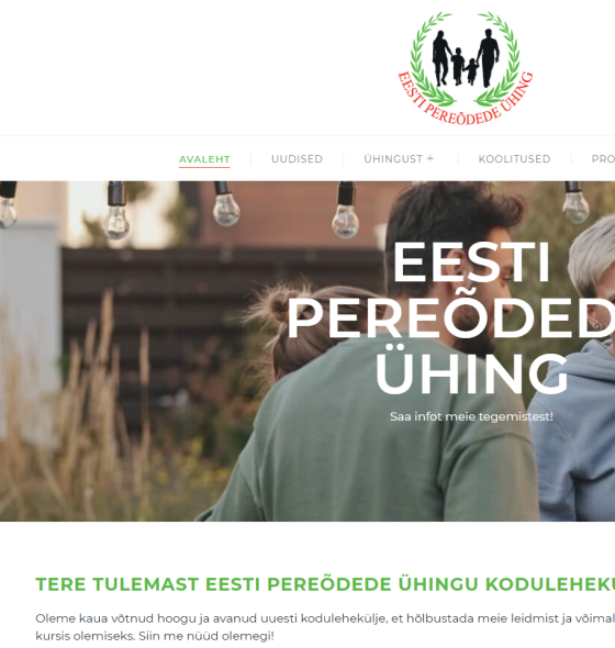 Estonian Association of Nurses website